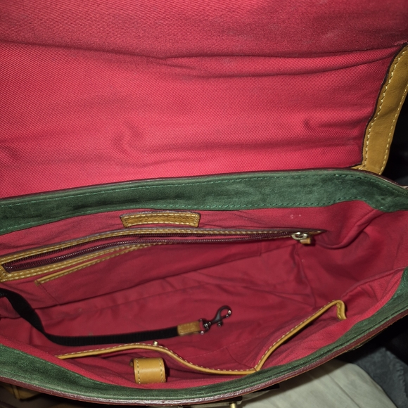 Dooney & Bourke Caramel Leather Satchel - Picture 5 of 5